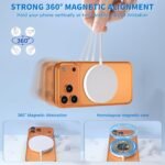 [Apple Certified] Magnetic Wireless Charger, 10FT Long 25W iPhone Magsafe Charger Fast Phone Charging Pad Wireless Magnetic Braid Cable Charge for iPhone 17/17 Pro/17 Pro Max/Air/16 ProMax/15/14/13/12 - Image 5