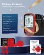 TENS Unit Muscle Stimulator for Back Pain Relief, Model SM9055 | 3-IN-1 TENS Machine, 36 Modes 20 Intensities, Portable Travel Home Use, 12 Pads for Back Shoulder Sciatica, Gift for Dad Mom - Image 10