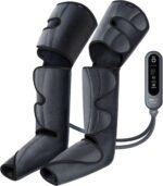 SHINE WELL Leg Compression Massager, Leg Massager for Circulation and Pain Relief, Air Compression Leg Massager with 3 Modes 3 Intensities 2 Extenders and Adjustable Wraps - Image 2
