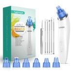VOYOR Blackhead Remover Pore Vacuum with 6 Suction Heads for Face | 3 Suction Modes, Rechargeable Blackhead Remover Tool with Microcrystalline Head, Pore Cleaner Acne White Heads Removal, BR410 - Image 2