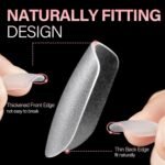 AILLSA Extra Short Square Nail Tips Gel Nails Tips Acrylic Press On | Squoval Nail Tip 240 PCS False Full Cover Matte Nails Tip Kit 15 Sizes with Storage Box for Manicure - Image 8