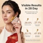 GS5 Electric Heated Gua Sha Tool, Red Light Face Massager, Pink | Brass Facial Massager with Vibration, Beauty Device for Face & Neck, Skin Firming Device for Facial Sculpting, Gift for Women - Image 4