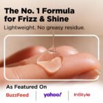HerStyler Argan Oil Hair Serum - for Frizz, Straightening, Styling & Shine | Hair Repair Serum for Frizzy & Damaged Hair - Lightweight - Hydrating - Fast Absorbing - For Thicker, Fuller Hair - 1 Pack - Image 3