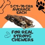 12" Jumbo Braided Bully Sticks for Large Dogs - Ultra Thick 3-Strand Twist (70g Average) - 100% Natural Grass-Fed Beef, Odor-Free - Long Lasting Dental Chews for Aggressive Chewers - Image 5