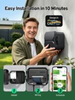 Outdoor Smart Sprinklers Controller 2.4GHz WiFi, Irrigation Controller Easy Use App Enabled, 6 Zones + 16 Plans, Save Water Auto Skip Rain, Freeze & Wind, 10 Minutes Install - Image 7