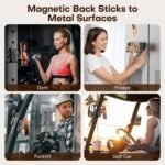 OMOTON TP02 [360° Rotating] Stable Clip Magnetic Phone Tripod for iPhone 17 | Aluminum Cell Phone Stand, Back Magnet Base, Fold 3-Adjustment, Women Men Gift, Fits Vlog, Gym, Travel Essentials Accessories - Image 5