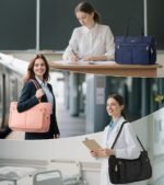 Bagstellar Teacher Tote Bag for Women, 15.6" Laptop Work Tote Computer Bag | Quilted Bible Nurse Bag with 40oz Cup Holder, Insulated Pocket & Strap, Large Laptop Briefcase for School Travel Office Gifts - Image 3
