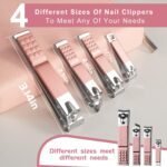 Manicure Set 30 in 1 Nail Clipper set, REDFLOW nail clippers, fingernail & toenail clippers, Manicure Tools, pedicure tools, Suitable for Travel Manicure Kit, Nail Set Kit With Everything Profe - Image 5