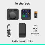 Logitech MX Creative Console 9 Customizable Keys - Graphite | Control Dial, for graphic design, Zoom and Spotify, includes 3-Month Adobe Cloud Membership, Stream Deck Accessories - Image 12