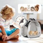 Guinea Pig Backpack, Space Capsule Bubble Window Small Animal Backpack for Guinea Pig, Bird Bunny Rabbit - Image 6