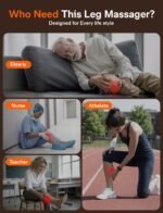 ALLJOY Leg Massager for Circulation and Pain Relief FSA, Gifts for Men Women Dad Mom, Leg Massager with Heat and Compression, 2 Heat 5 Modes 4 Intensities 4 Extenders - Image 7
