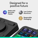 Logitech MX Creative Console 9 Customizable Keys - Graphite | Control Dial, for graphic design, Zoom and Spotify, includes 3-Month Adobe Cloud Membership, Stream Deck Accessories - Image 11