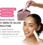 medicube Mini Booster Pro Plus | Facial Device for Radiant, Calming, and Bouncy-Looking Skin | Red, Blue, Purple 3-Mode | Portable Korean Skincare Device, At Home Care | Pink - Image 8