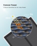 aosu Solar Camera Outdoor Wireless for Home Surveillance,Fixed Solar Panel | Easy to Set up,360° Full Coverage,Auto Person Tracking,2K Clarity&Full-Color Night Vision,Two-Way Talk,2.4GHz WiFi only - Image 6