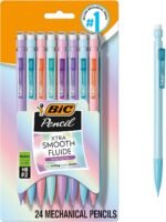 BIC Xtra-Smooth Pastel Mechanical Pencils, Medium Point, 0.7mm, 24-Count | Bulk Pack for School or Office Use | Smooth Writing Experience | No. 2 Lead for Standardized Tests - Image 2