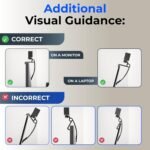 HumanCentric Video Conference Lighting - Webcam Light for Streaming LED | Monitor & Laptop Light for Video Conferencing, Zoom Lighting for Computer, Replace Ring Light for Zoom Meeting, Double Kit - Image 10
