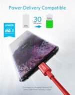 Anker USB C to USB C Cable, 60W Fast Charging Cable (2-Pack, 3.3 ft, Red) | For iPhone 17 Series, iPad mini 6, and More - Image 3