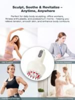 Yuonry Lymphatic Drainage Massager & Anti Cellulite Massage Tool, Helps Reduce Stretch Marks & Cellulite, for Legs, Arms & Belly, Body Sculpting Machine with Microcurrent, Light, Heat & Vibration | Helps Reduce Stretch Marks & Cellulite, for Legs, Arms & Belly, Body Sculpting Machine with Light, Heat & Vibration - Image 7