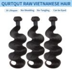 16A Raw Human Hair Bundles Body Wave Bundles Human Hair 18 20 22Inch Unprocessed Virgin Human Hair Extensions Body Wave 3 Bundles Real Human Hair Bundles weave bundles human hair Triple Lifespan - Image 3