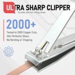 firiKer Nail Clippers with Nail File,Fingernail Clipper,Toe Nail Clippers | Nail Clipper Set (Silver), Large for Toenails,Small for Fingernails, Used Separately, Ideal Gift for Men and Women - Image 4