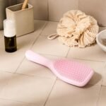 Tangle Teezer Ultimate Detangler Brush, Straight to Wavy, Millennial Pink | Patented two-tier, regular-flex teeth reduce breakage & split ends on wet or dry hair; Shower-friendly hairbrush for all ages - Image 11