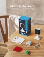 GNCC 2K Indoor Camera for Home Security with Phone App 5G/2.4G WiFi Pet Cam | Mini Pet Cam w/Human/Motion/Sound Detection, Compatible with Alexa, Cloud Storage Optional, Fixed View, Plug-in, 2 Pack - Image 10