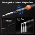 STREBITO Micro Screwdriver Set 64 in 1 Magnetic Screwdriver Set with Torx | Triwing, Pentalobe, Gamebit, Electronic Repair Tool Kit for Computer, PC, Laptop, Phone, PS5, XBOX, Switch, Watch, Eyeglasses - Image 5