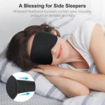 Gritin 100% Blackout Sleep Eye Mask for Women Men, Zero Pressure Sleep Mask | Ergonomic Design 3D Cutout Eye Movement and Eyelash Friendly Night Blindfold, Ultra Soft Comfortable for Sleeping - Image 6