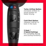 REVLON Turbo Hair Dryer | 1875 Watts of Maximum Shine, Fast Dry (Silver) | Built for Speed, Style & Shine, Fast Drying, Reduces Frizz, 3X Ceramic Coating - Image 4