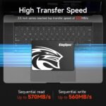 KingSpec 1TB 2.5 SSD SATA III Internal - 550MB/s Read, 520MB/s Write with 3D NAND Flash, for Laptop & Desktop PC Upgrade - Image 2