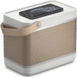 Bang & Olufsen Beolit 20 Portable Bluetooth Speaker - Grey Mist | Wireless Charging, Loud 360 Degree Sound, Home and Outdoor, Qi Phone Charger Pad - Image 4