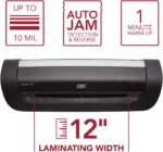 GBC Thermal Laminator Machine, Fusion 7000L, 12 Inch, 1 Min Warm-Up, 3-10 Mil, with 50 EZUse Laminating Pouches (1703098F) - Image 5
