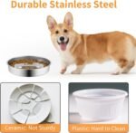 Novery Non-Slip Stainless Steel Slow Feeder Dog Bowl, 2-Cups | Interactive Slow Feeding Puzzle Maze, Prevents Choking & Bloating, Non-Slip Bottom, For Medium Dogs & Cats - Image 5