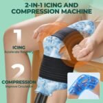 Ice Machine for Knee After Surgery w/Compression, Hip Replacement Cold Therapy Machine, Cryocuff Wrap Pack for Shoulder Recovery, ACL Cold Circulation System - Image 3