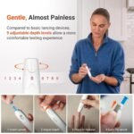 iHealth Gluco+ Wireless Smart Glucose Monitor Kit, 100 Strips & 100 Lancets | Free Smart App, Unlimited Data Storage, High Accuracy, Home Blood Sugar Tracking, Daily Diabetes Management - Image 4