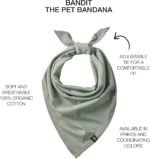 Pet Passion Bandit - THE PET Bandana 100% Organic Cotton Pet Bandanas Clothes for Small, Medium, Large Dogs​​, 3-Pack Sage Camo, Medium/X-Large - Image 3