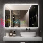 STARLEAD 24"x32" LED Bathroom Mirror with Bluetooth Speaker | 3 Color Temperature, Stepless Dimming, Anti-Fog, Touch Control, Vertical or Horizontal - Image 2