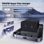 QZIIW Super Fast Samsung Charger Type C,45W Dual Port USB C Fast Charger | Extra Long 60W 3/6/10/10FT USB C Cable - [2-Pack]PD Quick Charging 3.0 For Samsung Galaxy S26 S25 Ultra/S24+/S23 iPhone 17 16 - Image 4