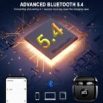 Wireless Earbuds, Bluetooth 5.4 Ear Buds LED Power Display Headphones Bass Stereo, Bluetooth Earbuds in-Ear Noise Cancelling Mic, 40H Playback Mini Case IP7 Waterproof Sports Earphones for Android iOS - Image 4