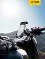 Lamicall Bike Phone Holder Mount - Motorcycle E-Bike Scooter Handlebar Clip | Lockable & Rotating, Shockproof Protection, Fast Installation, ATV Great Gift for 4.7-6.8" Cellphone iPhone 17 Pro Max Plus - Image 8