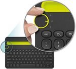 Logitech K480 Wireless Multi-Device Keyboard for Windows, macOS, iPadOS, Android or Chrome OS, Bluetooth, Compact, Compatible with PC, Mac, Laptop, Smartphone, Tablet - Black - Image 5