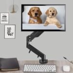 Suptek Monitor Mount Monitor Arm Desk Mount Fully Adjustable Fits 17 20 22 23 24 26 27 32 34 35 inch Monitors Weight Capacity up to 24.25 lbs - Image 9