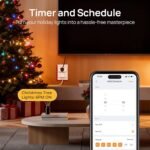 Linkind Matter Smart Plug, Work with Apple Home, Alexa, Siri, Google Home | Smart Outlet Timer & Schedule, Smart Home, 15A/1800W, APP Remote Control, ETL Certified, 2.4G Wi-Fi Only, 6 Pack - Image 4
