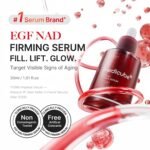 medicube NAD EGF Firming Serum for Face & Neck | Anti-Aging Serum with EGF Peptide, NAD+ & Collagen | Wrinkle Appearance, Elasticity & Pore Care | Korean Skincare, 1.01 fl.oz - Image 3
