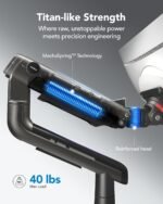 HUANUO TitanLift Heavy Duty Monitor Arm for Screens up to 49", Holds 44 lbs, Aluminum Ultrawide Screen Monitor Mount, Fully Adjustable Single Gaming Desk Mount with Dual C-Clamp, Max VESA 100x100mm - Image 6