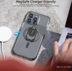 Doflyesky Magnetic Phone Ring Holder with Magsafe, Double Adjustable Gym Finger Ring Grip, Removable Phone Grip, for iPhone, iPad and Smartphones, Compatible with Magnetic Car Mount (Colorful) - Image 10