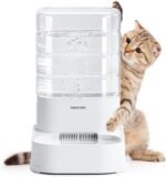 PAWGETHER® Automatic Cat Water Dispenser with 1 Filter Gravity Water Bowl for Dogs, 1 Gallon/3.5L Dog Water Bowl Dispenser, Cat Waterer, Easy to Fill - Image 2