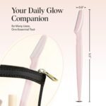 Kitsch Dermaplane Razor for Women Face – Blush, 12 pcs | Face Razors for Women & Men, Eyebrow Razor & Face Shaver – Exfoliating Facial Razor & Dermaplaner as Tool for Smoother Skin - Image 6