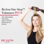 REVLON One-Step Volumizer Plus Hair Dryer and Styler | More Volume, Less Damage, and More Styling Control for Easy and Fast Salon-Style Blowouts, Plus Travel Friendly (Black) - Image 5