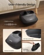 RENPHO Shiatsu Foot Massager with Heat, 3 Compression Levels, Deep Kneading | 2 Kneading Speeds, Plantar Fasciitis Foot Care, FSA Eligible HSA Store, Fits Up to Size 13", Birthday Gift for Men Women - Image 7
